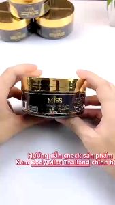 Kem Body Miss Thái Lan Dưỡng Trắng Makeup Chống Nắng Hũ Nhỏ 170g