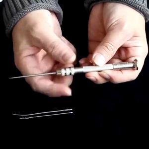 Leather Sewing Awl Set Replaceable Multifunctional Shoes Repair Tool Kit Punch Stitching Needles DIY Sewing Leathercraft