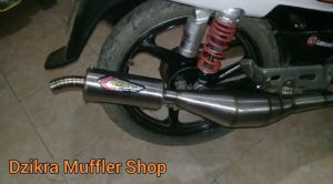 Knalpot Motor Standar Racing Stainless Steel untuk Yamaha F1ZR / FIZR / FIZ-R / FIZ R