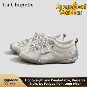 La Chapelle | Ballet Style Training Design Casual Shoes Silver Mesh Breathable Lightweight New Autumn