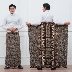 SARUNG BATIK MOTIF DAUN MENJALAR PRINTING PEKALONGAN SARUNG SANTRI DEWASA MUSLIM PRIA TERLARIS