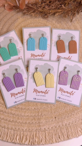 ต่างหูแอนด์เมด-มามูเต้-ลายกราฟฟิก AA16