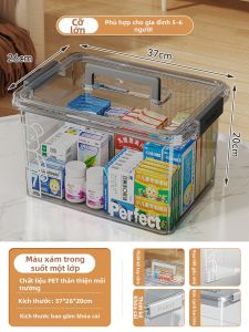XINGYOU | Hộp Đựng Thuốc Nhiều Lớp Dung Tích Lớn