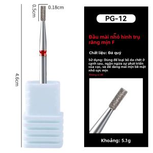 Đầu Mài Móng Điện Bằng Kim Cương Chuyên Dụng Cho Làm Móng Dụng Cụ Đánh Bóng Da Thừa Bằng Thép Không Gỉ Kèm Dũa Móng.