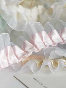 ริบบิ้นตกแต่งสไตล์ฝรั่งเศสสำหรับผ้าม่าน กระโปรง โต๊ะ เสื้อผ้า วัสดุ DIY งานฝีมือ ตกแต่งบ้าน สีสันสดใส หลากหลาย