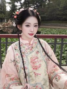 Bộ Trang Phục Hanfu Phong Cách Mới Cho Nữ Mùa Xuân 2025 Trang Phục Dân Tộc Trung Hoa Cổ Đại Bộ Đồ Vest Và Váy Cheongsam