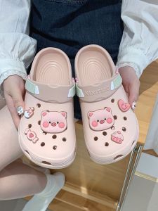 Giày Lười Đế Mềm Dễ Thương Cho Nữ Mùa Hè Chống Trượt Ngoài Trời Giày Lười EVA Giày Lười Hoạt Hình Đế Mềm Giày Lười EVA