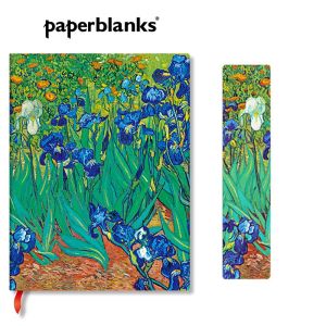 Paperblanks New Notebook Van Gogh Irises Hand-drawn Travel Acid-free Paper Retro Creative Small  Planner Stationery Wireless Long Simple Trendy