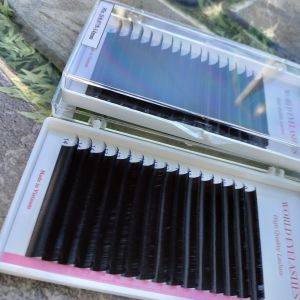 Mi easy fanmi khay tạo fan dễ dàng có keo sẵn ở chân mi12 hàng độ dày 0.05/0.07 mi đenmềm mịn dễ bắt keo