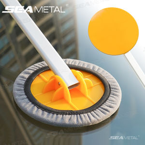 SEAMETAL Car Wash Mop Windshield Cleaner Brush Car Detail Window Cleaning Tool 180° Rotating Cleaning Head Extendable Handle