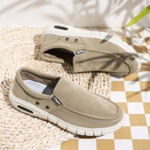 NB CROSS | NB Cross2025 Mens Soft Bottom Canvas Slip-On Sports Shoes Breathable Comfortable Spring Collection Flat Heel Low Top Sneakers