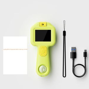Kính Hiển Vi Điện Tử Cầm Tay Di Động Có Độ Phóng Đại Kỹ Thuật Số Với Độ Phóng Đại 180 ° Camera Kép Có Thể Xoay Được 8 Đèn LED Màn Hình IPS 2.0 Độ Phóng Đại Video 500X