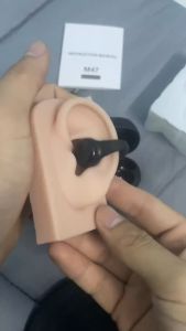 Tai Nghe Bluetooh M47 - Thiết Kế Kẹp Tai Nhỏ Gọn Màn LED Hiển Thị Âm Thanh Hay Bass Căng Pin Bền
