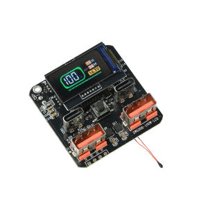 4S 100W PD Bidirectional Lithium Battery Fast Charger Module with HD Color Screen SW6306 Power Bank Mainboard Charge-Discharge