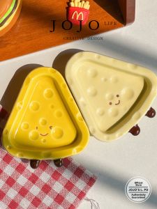 Parrot Design Cheese Ceramic 4-inch Dishes