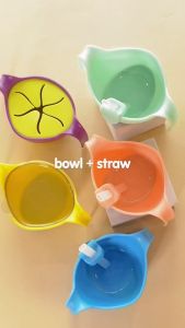 B. Box Bowl + Straw - Peralatan Makan Anak