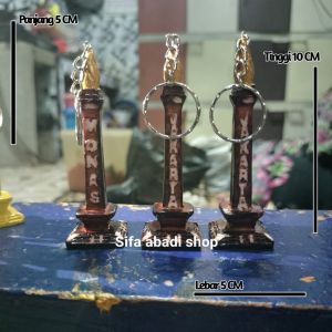 Gantungan Kunci Monas Unik Aesthetic Murah 20 Pcs