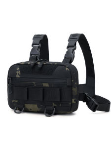 Adjustable Outdoor Sports Chest Bag Single Shoulder Crossbody Bag Fashionable Fishing Camping Multi-Functional Tool Bag