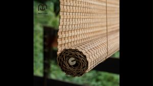 MEET COZY มู่ลี่ไม้ไผ่ ม่านบังแส 70% มู่ลี่บังแดด มู่ลี่หน้าต่าง ม่านพับไม้ไผ่#1 H-F