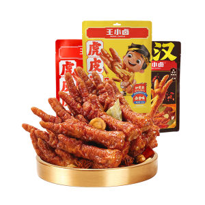 WANG XIAOLU | Ready-to-eat Spicy Chicken Feet Snacks 210g*6