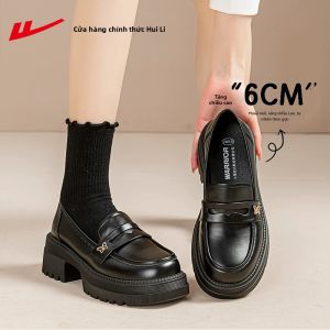 Warrior | Giày Da Đế Dày Phong Cách Pháp Mary Jane