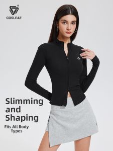 COSLEAF | Knitted Cardigan Sportswear Set