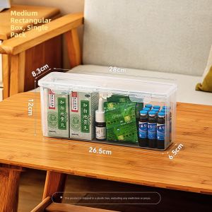 BANGJAY | Transparent Stackable Medicine Organizer Large Capacity