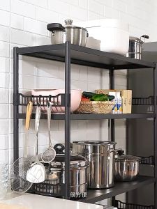 ชั้นวาง 2-5 ชั้น ชั้นวางของในครัว ชั้นวางของพับเก็บได้ ชั้นวางของล้อเลื่อน ชั้นเหล็ก