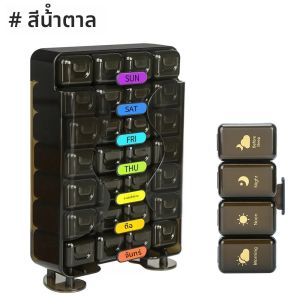 1PCS Weekly Pill Organizer 7 วัน 4 ครั้งต่อวันกล่องยาขนาดใหญ่พร้อมลิ้นชักออกแบบมาสําหรับยาวิตามิน