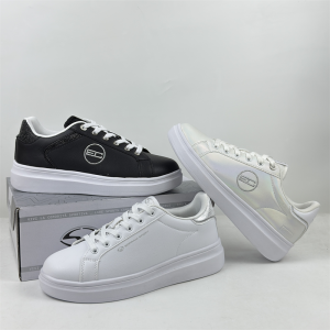 Comfortable Anti-Slip Thick Bottom Womens Sneakers Casual Sports Shoes Spring Season Stylish round Toe Deep Mouth Design