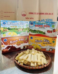 com bo 5 hộp bánh sữa mix vị dâu+ truyền thống + nguyên chất+ socola SHOP HỒNG BA VÌ