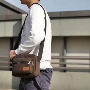 Tas Selempang Pria New Arrival / Slingbag Kanvas Drill Trendy Terbaru - YS14