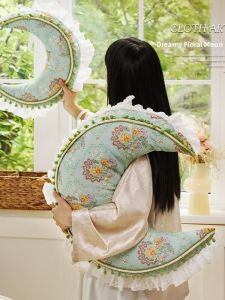 Crescent Moon Shape Cushion for Neck and Back Support