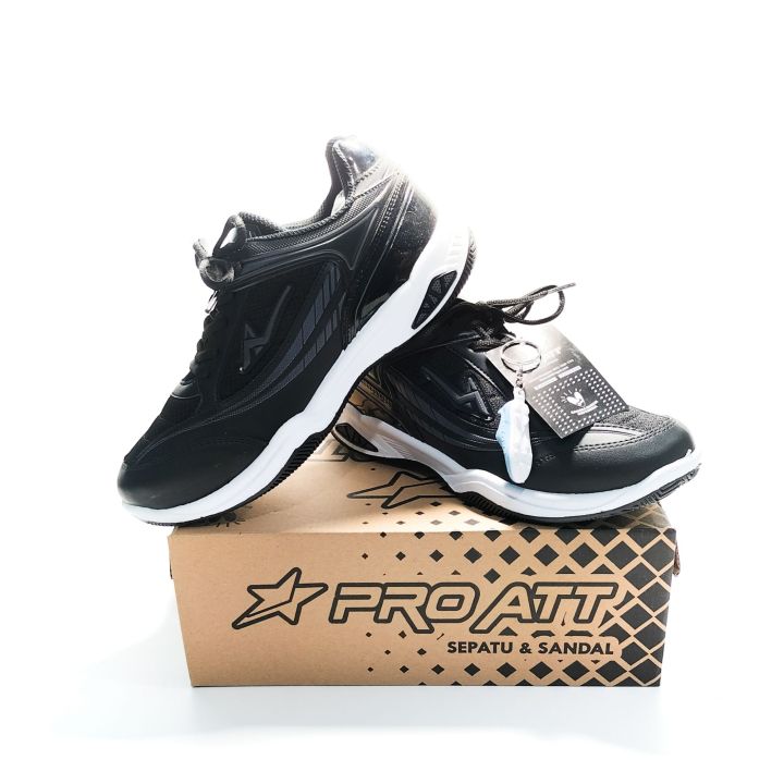 SEPATU PRO ATT SPORT BLACK || SEPATU PRIA || SEPATU BADMINTON || SEPATU ...