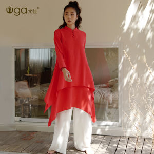 Youjia Yoga Clothes Suit Womens White Loose Kundalini Meditation Zen Meditation Inedia (Breatharianism) Rhythmic Performance Wear