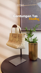 Bosca Living - Gantungan Tas Handbag / Hanger Tas Stainless Steel Handbag Bag Hanging Table Holder Display Stand