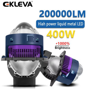 Ekleva 2Pcs Hai Ống Kính Laser Sương Mù LED Cao + chùm sáng thấp Bi đèn sương mù LED Chiếu Cho Phổ Sáng 400W đèn sương mù