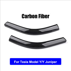 For Tesla Model Y Juniper 2025 Model 3 Highland 2024 ABS  Rearview Mirror Anti-collision Strips Trim Anti-scratch Sticker Cover