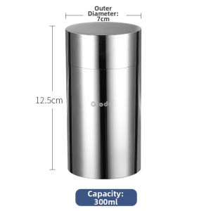 Olodo | Premium Small Sealed Tea Canister 304 Stainless Steel