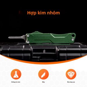 Dụng Cụ Cầm Tay Màu Xanh Lá Cây Để Sửa Chữa Dao Dụng Cụ Chất Lượng Cao Được Gia Công Bằng Máy CNC Đa Năng Tương Thích Với No. 11 Lưỡi Dao (Không Bao Gồm Lưỡi Dao)