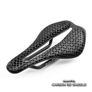 GOLDIX | GOLDIX 3D Printing Ultralight  Carbon Fiber Base Plate Road bike Saddle Track TPU Printing Obverse / EVA Leather Options saddle