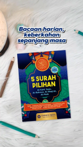 Al Quran 5 Surat Pilihan Yasin Kahfi Mulk Rahman Waqiah Mushaf Original 100% Praktis Dibawa Buku Islami Muslim Cocok Untuk Ibadah Harian Bisa COD Bayar di Tempat