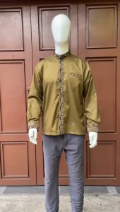 Kurta 3-Kurta Pakistan Motif Batik Bahan Toyobo Kurta Premium Dewasa Lengan Panjang 2024 BISA COD