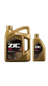 SK ZIC X9 5W-40 5 Liters Fully Synthetic High Performance Engine Oil
