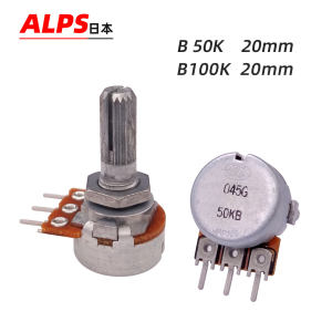 Điều Chỉnh Âm Lượng ALPS Amplifier Audio 3 Chân Chân Đơn Potentiometer Carbon Composite B10K20K50K100K Phụ Kiện Điện Tử
