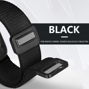 Loop for watch band 46mm 40mm 45mm 44mm 49mm 41mm 38mm 42mm Nylon bracelet iWatch series 10 9 8 7 6 5 3 ultra 2 se Strap