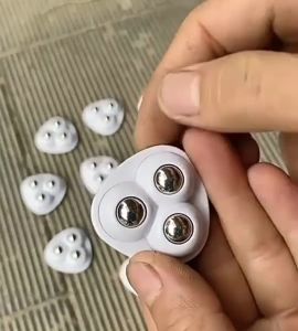 Combo bộ 4 bánh xe mini 3 gắn đồ nội thất thùng rác giúp dễ dàng di chuyển