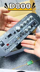 D800แอมขยายเสียง Audio แอมป์จิ๋ว บลูทูธ 5.0 บอร์ดขยายเสียงซับวูฟเฟอร์ 900Wแอมป์จิ๋ว แอมป์จิ๋วบูทูส