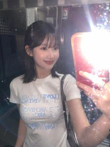 Japanese Minority BM Style Letter White Shoulder Short-Sleeved T-shirt: Summer Stylish Niche Silm Tight Waist Tops