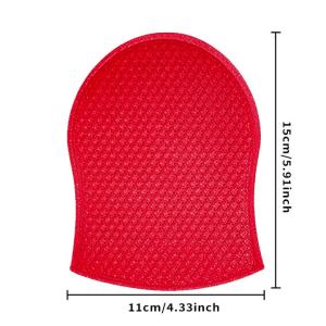 1PC Exfoliating Bath Towel Travel Portable Scrub Mitt Shower Gloves Self Foaming Silky Smooth Skin Gentle Exfoliator